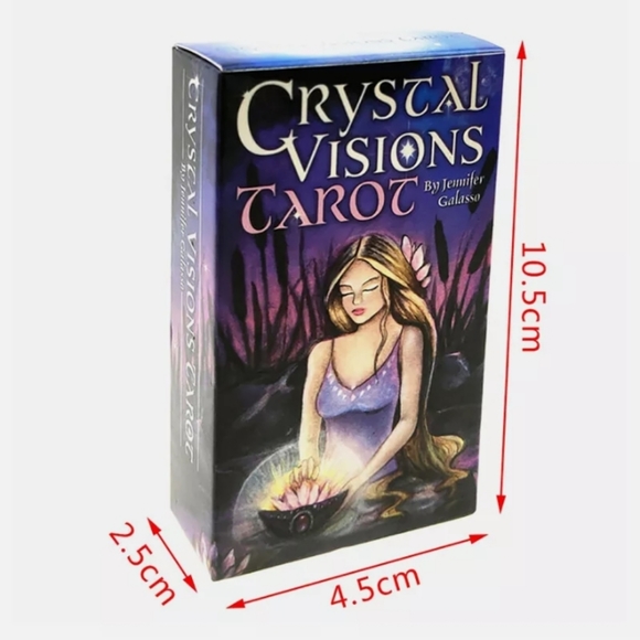 Crystal Visions Tarot complete 78 card deck (NEW) - Picture 2 of 3